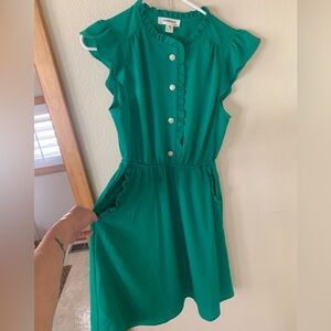 Monteau Emerald Green Dress